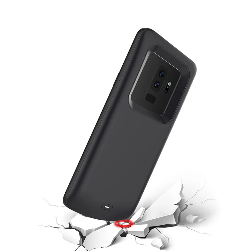 

Silicone shockproof Battery Charging case For Samsung Galaxy S9 S8 Plus Note 9 Note 8 Battery Charger Case Pack Power Bank Case