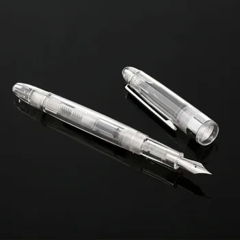 

Transparent Fountain Pen Ink Gift Package School Supplies 0.38mm Office Accessories Pen Ink Pen High Quality