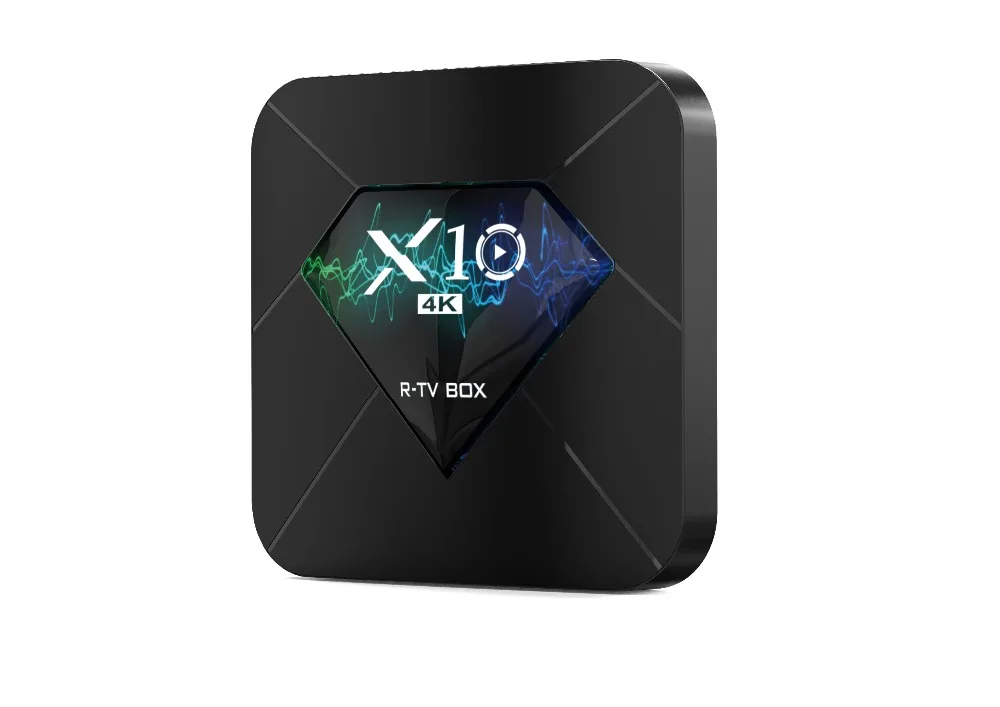VHXSIN 5 шт./лот X10 AMLOGIC S905W Смарт ТВ коробка Четырехъядерный 2 ГБ 16 Android 7 1 ОС