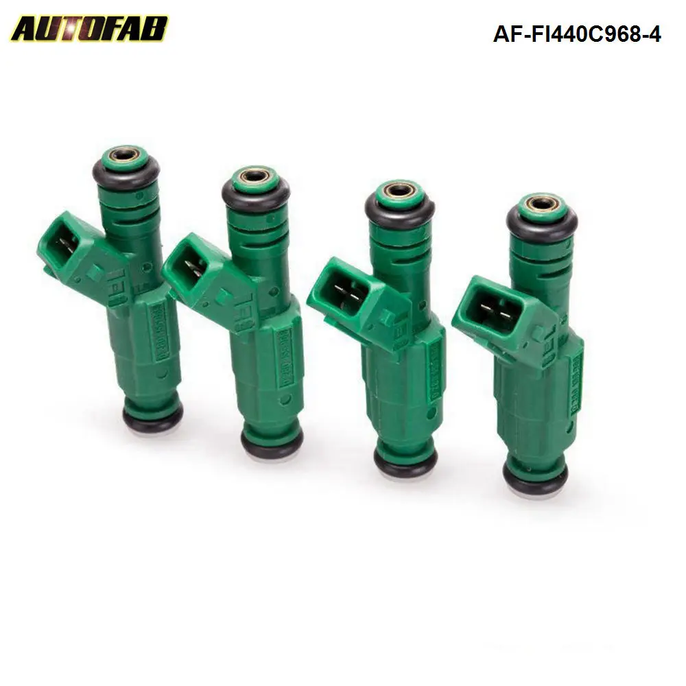 4 шт./лот топливный инжектор высокого потока 440cc 42lb 0 280 155 968 EV6 BA BF HSV FPV Turbo AF FI440C968 4|fuel