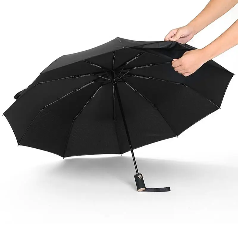 JIANGPANYUE Wind Resistant Folding Automatic Umbrella Male Auto Luxury Big Windproof Umbrellas