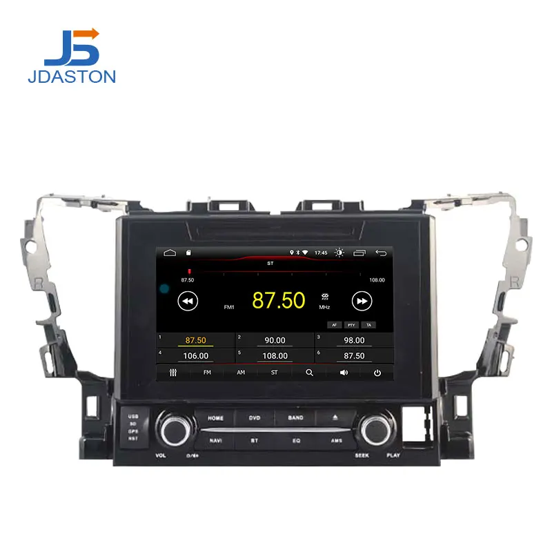 Автомобильный DVD плеер JDASTON Android 10 0 для Toyota Alphard Vellfire 30 series 2015 2 Din радио GPS навигация
