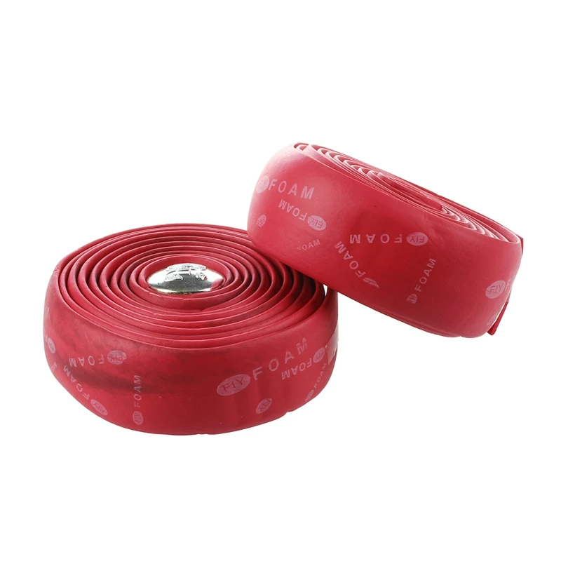 

2x Road Race Bike Bicycle Cycling Handlebar Tape Ribbon Wrap with 2 Plugs