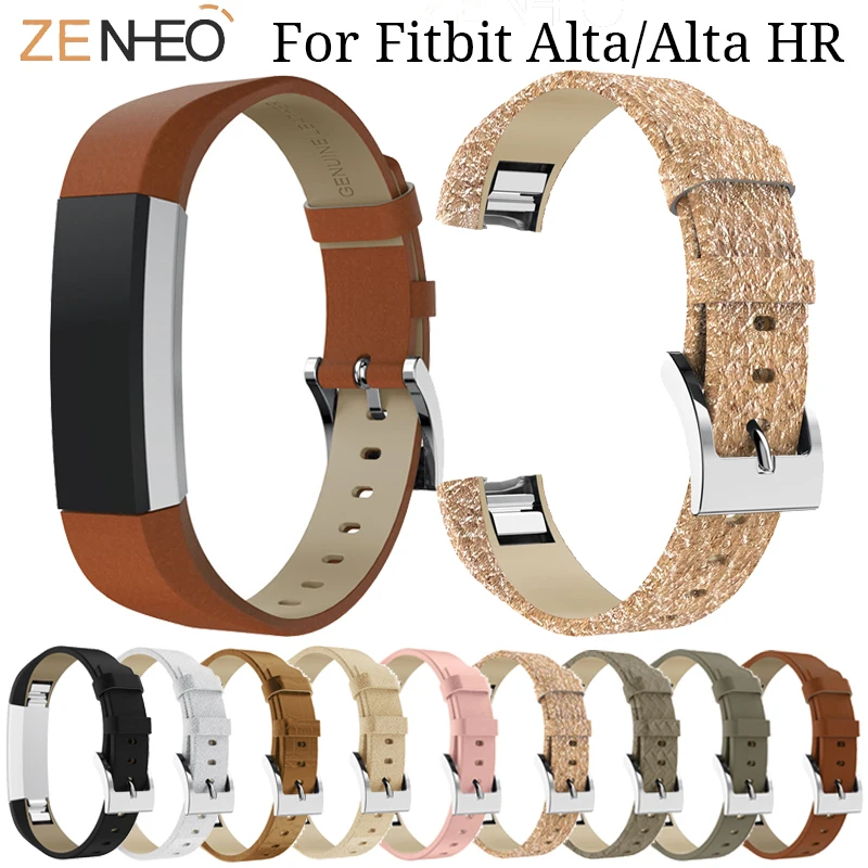 

Soft Leather Watchband For Fitbit Alta/Alta HR Smart watch Strap Replacement For Fitbit Alta Wristband Bracelet watches Band