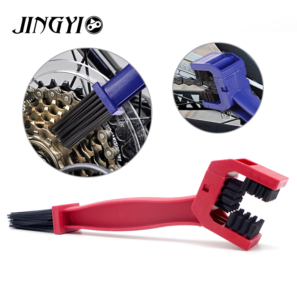 Motorcycle Moto Chain Brush Accessories Kit Bike Part Chain Cleaner