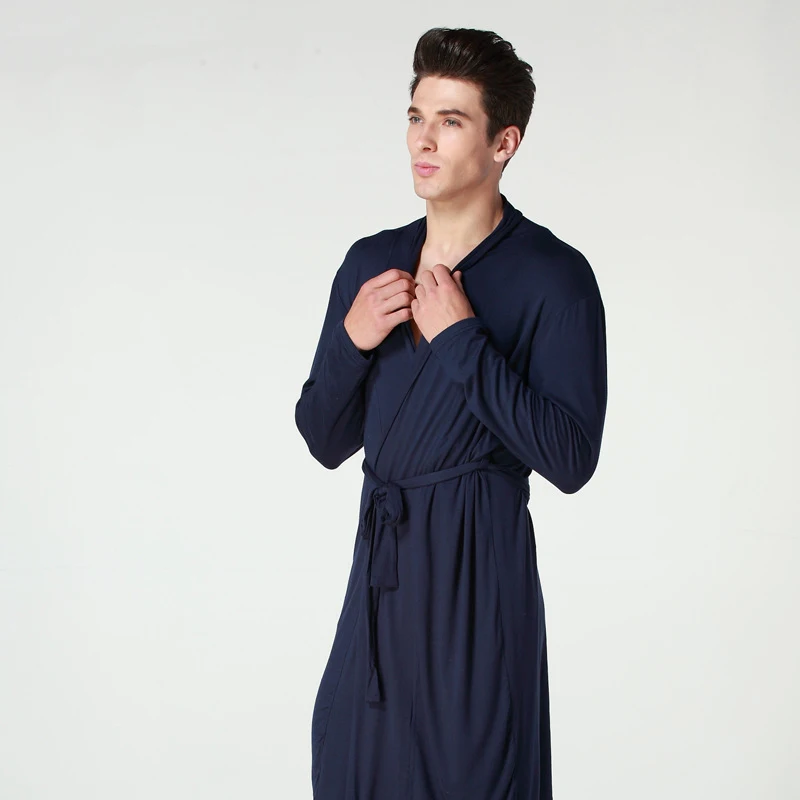 modal cotton bathrobes men (2)
