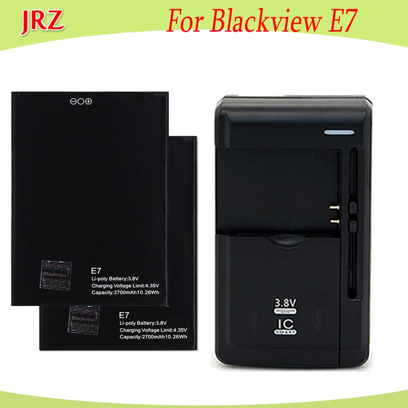 

1LOT=2PCS For Blackview E7 Battery for Blackview E7S Bateria Accumulator AKKU 2700mAh+1PC Universal Dock Charger