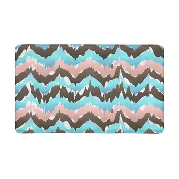 

Indonesian Rose and Blue Colors Indoor Entrance Doormat , Backing Non Slip Door Mat Entrance Rugs Home Decor