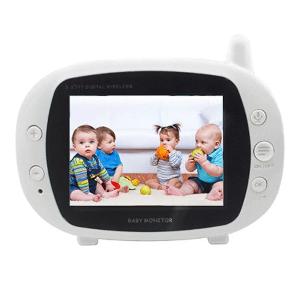 

Infant Night Vision Camera TFT LCD Digital Monitor Babysitter 3.5 inch Wireless Video Color Two Way Talk Baby Monitor New Sale