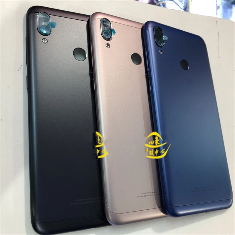 

Original For Asus Zenfone Max M2 ZB633KL Back Battery Cover + Camera Glass Lens Rear Battery Door Housing Repair Spare Parts