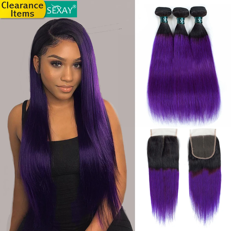 Ombre Bundle s with closure  3 bundles with closure  99j burgundy bundles with closure  27 honey bundles bundles with closure  human hair bundles with closure purple bundles with closure straight hai (9)