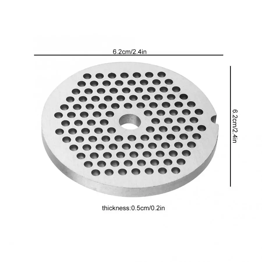 Горячая мясорубка дробилка пластина мясорубки диск Ножи 5/7 мм отверстие форма для фрикаделек