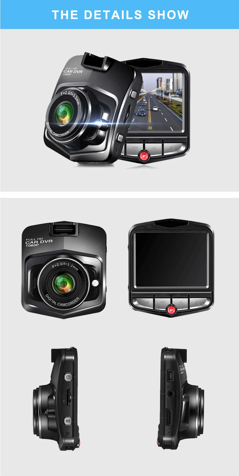 CHARONPLU DVR Dash camera Dual Dash Cam Car Dash camera Dash Cam 4 k/Con Vision Nocturna Автомобильная камера Full HD видеорегистратор для автомобиля