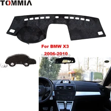 TOMMIA приборной панели крышки тире коврик для автомобиля от Солнца Анти-УФ покрытие для приборной панели коврик для приборной панели автомобиля для BMW X3 2006-2010