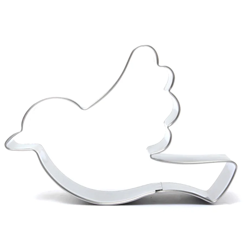 Paloma Paloma Pájaro Forma Pastel Fondant Cortador de La Galleta Del