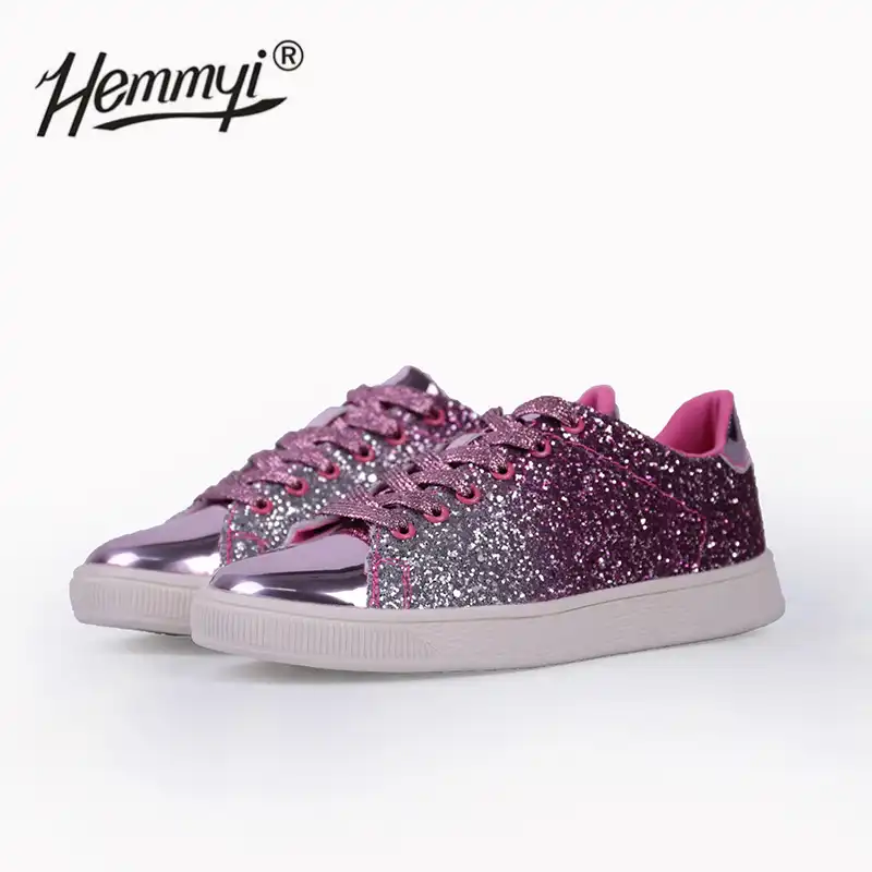 womens designer glitter trainers