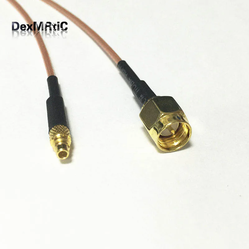 1 шт. SMA штекер MMCX Мужской прямой кабель Пигтейл адаптер RG178 15 см/30 см/50 см|adapter
