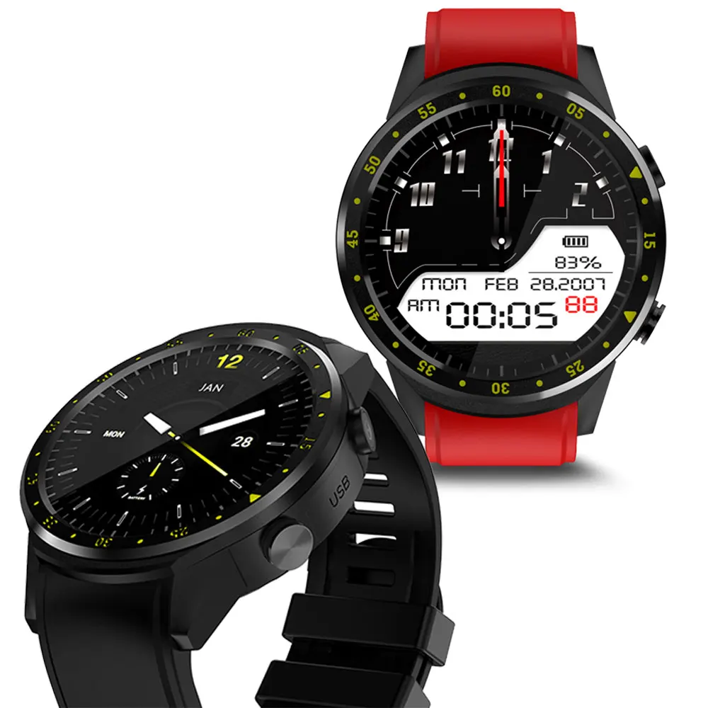 Smart Phone Watch Sim Card Passometer Sport Watch smart Sensitive Pressure Heart Rate Monitoring GPS Smart Watch With Compass