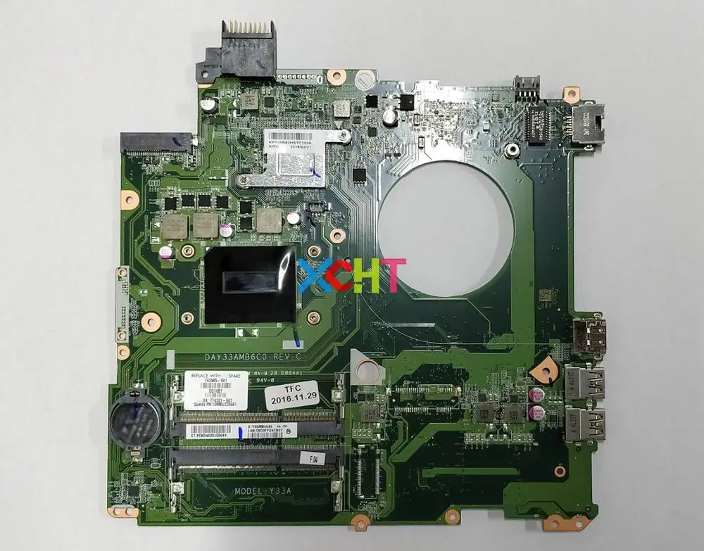 

for HP ENVY 15-K Series 15T-K000 763585-501 763585-001 763585-601 UMA HM87 i7-4710HQ DAY33AMB6C0 Motherboard Mainboard Tested