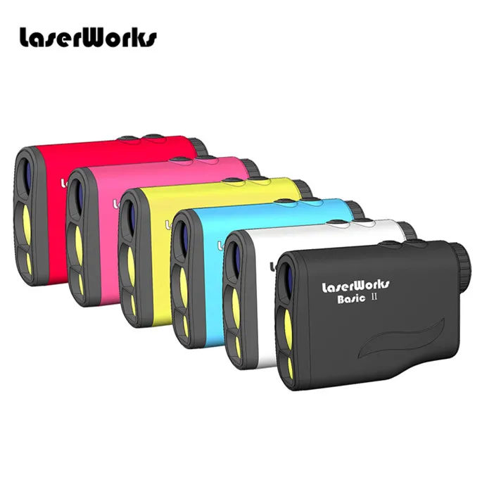 

LaserWorks Soft Touch Surface Golf Laser Rangefinder 600m Successive Ranging for Hunting Fish Engineering need
