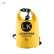 5L 500D ПВХ одиночные ремни открытый Водонепроницаемый сумка Сверхлегкий Кемпинг Пеший Туризм гермомешок Дрейфующих байдарках водонепроницаемые сумки