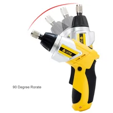 3.6V Rechargeable Lithium Battery Electric Screwdriver Kit 90 Degree Rotary Household Electric Drill Power Tools