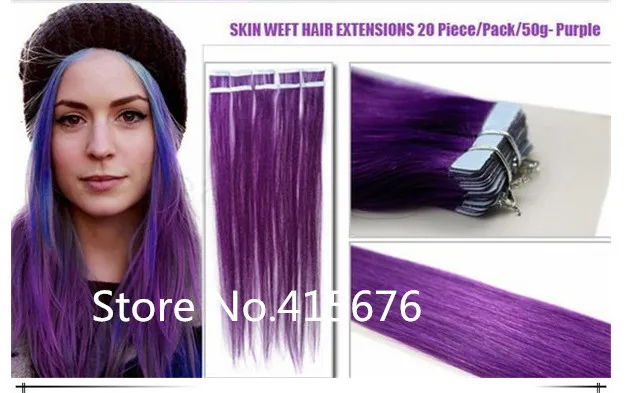 

8A Remy Tape In Brazilian Human Tape Hair Extensions 40pcs/set 16" 18" 20" 22" Skin Weft Blonde Tape Hair Extensions