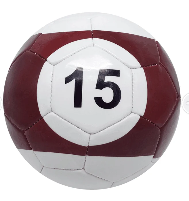 5# Gaint Snook футбол Snookball бильярд снукер футбол 8 дюймов Игра огромный мяч бассейн включает воздушный насос футбольная игрушка Poolball - Цвет: No15