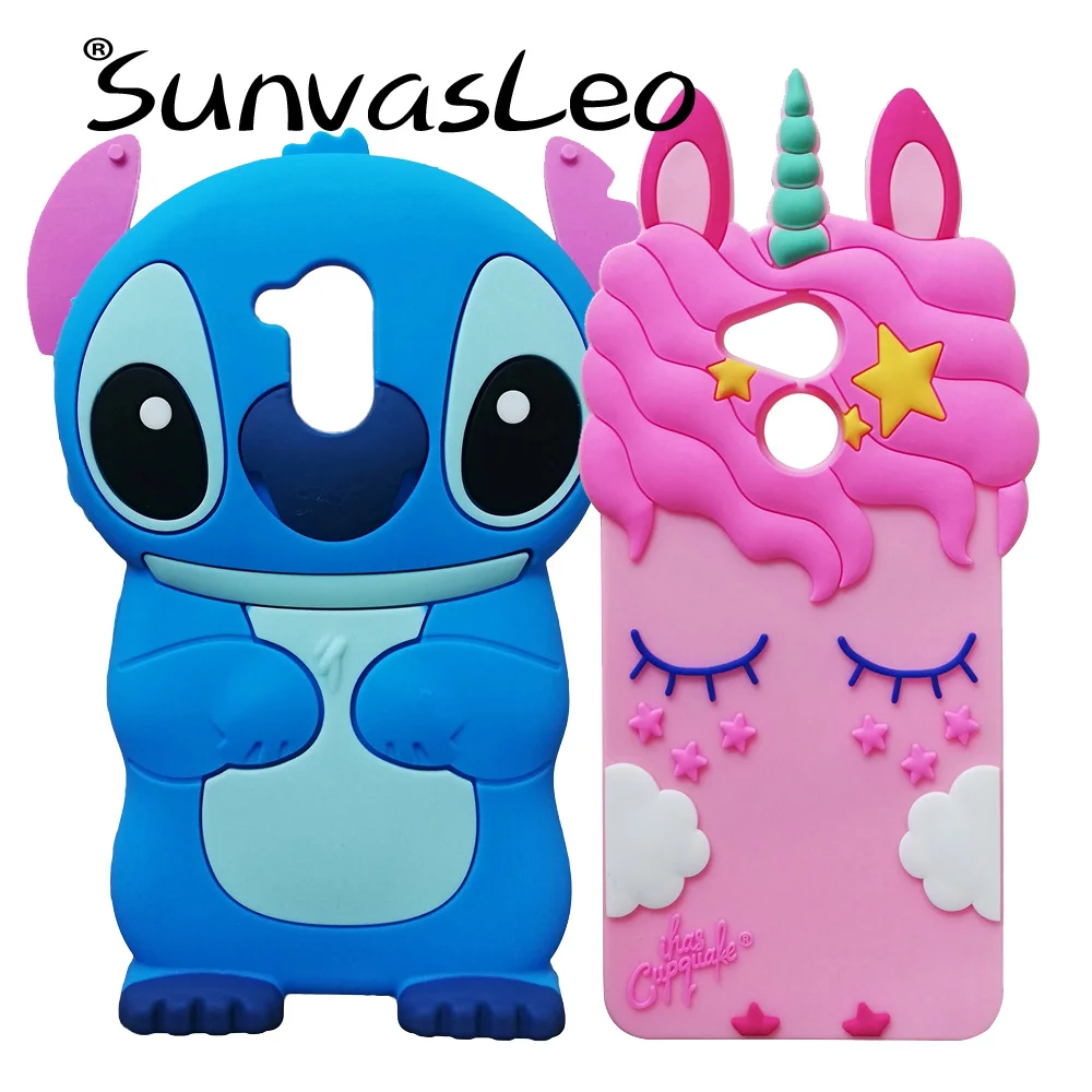 

For Huawei P9 Lite Smart 5.0" 3D Cartoon Soft Silicone Case Pretty Unicorn Phone Back Cover Skin Shell For Huawei P9 Lite Smart