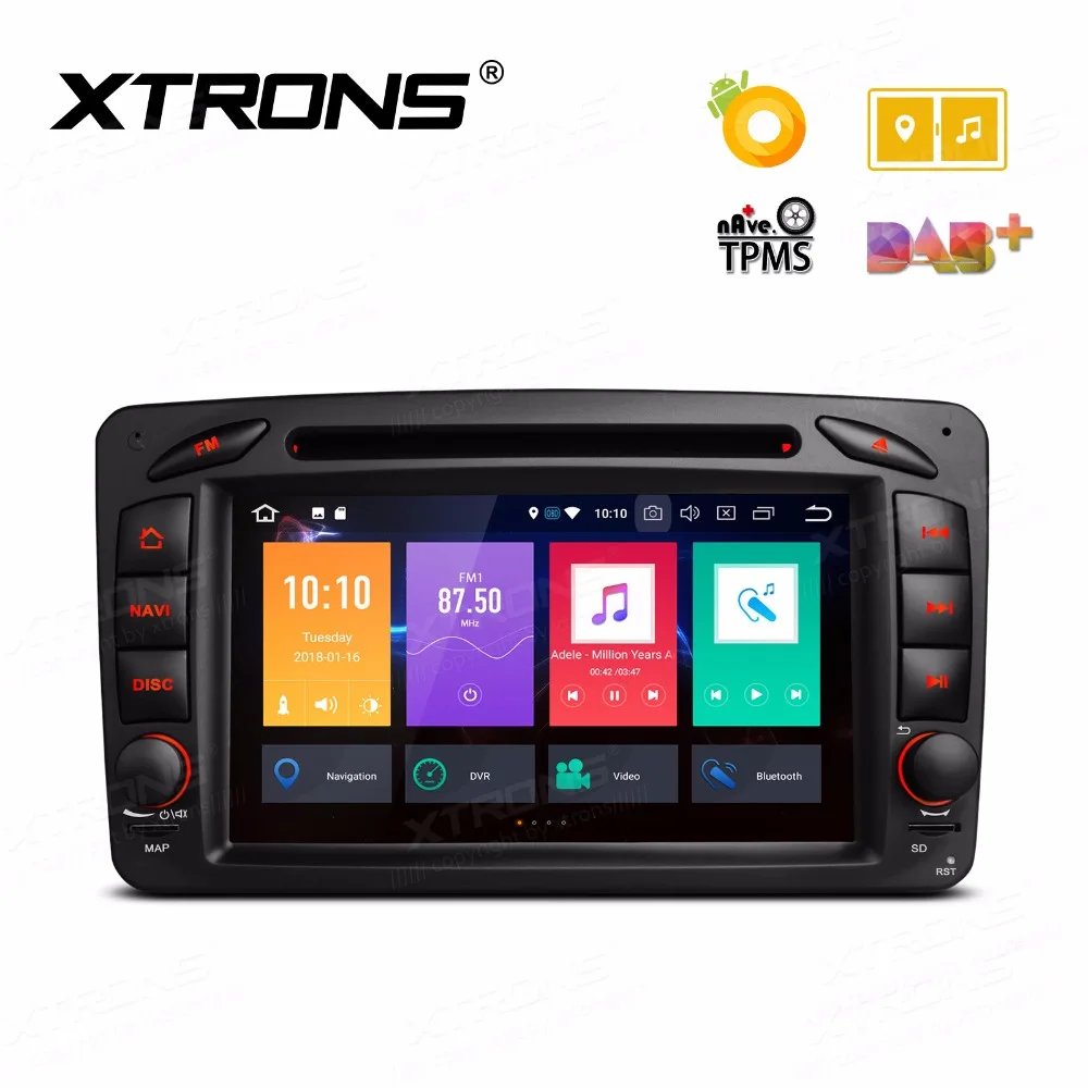 XTRONS 7 &quotандроид 8 0 Octa Core dvd-плеер для автомобиля радио gps DAB Mercedes Benz A-W168 W209 C209 W463 Viano