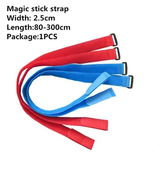 

5PCS MT021B-2 Magic Tape strap Width 2.5 cm Length 90cm Cable Tie belt buckle strapping tape bandages Send Randomly Colours