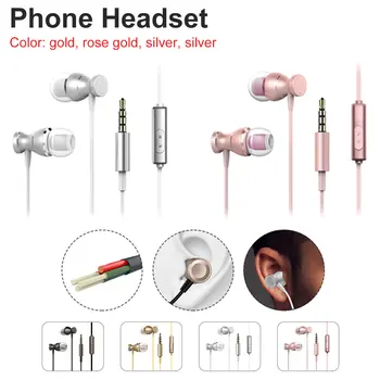 

Overfly Stereo Headphones Bass Music Headset 3.5mm Earphone Magnets Sport Earpiece With Mic For Note 7 Samsung Huawei MP3