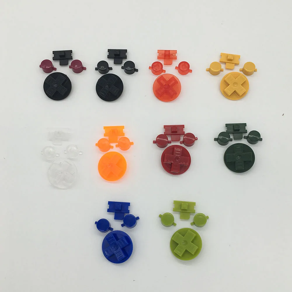 Разноцветные кнопки для Gameboy классический ГБ клавиатуры GBO DMG DIY A B D pad|buttons buttons|button