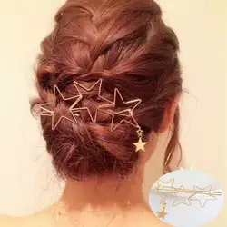 2018 популярные заколки для волос леди полые звезда кисточкой шпилька высокое качество свадебные украшения для волос