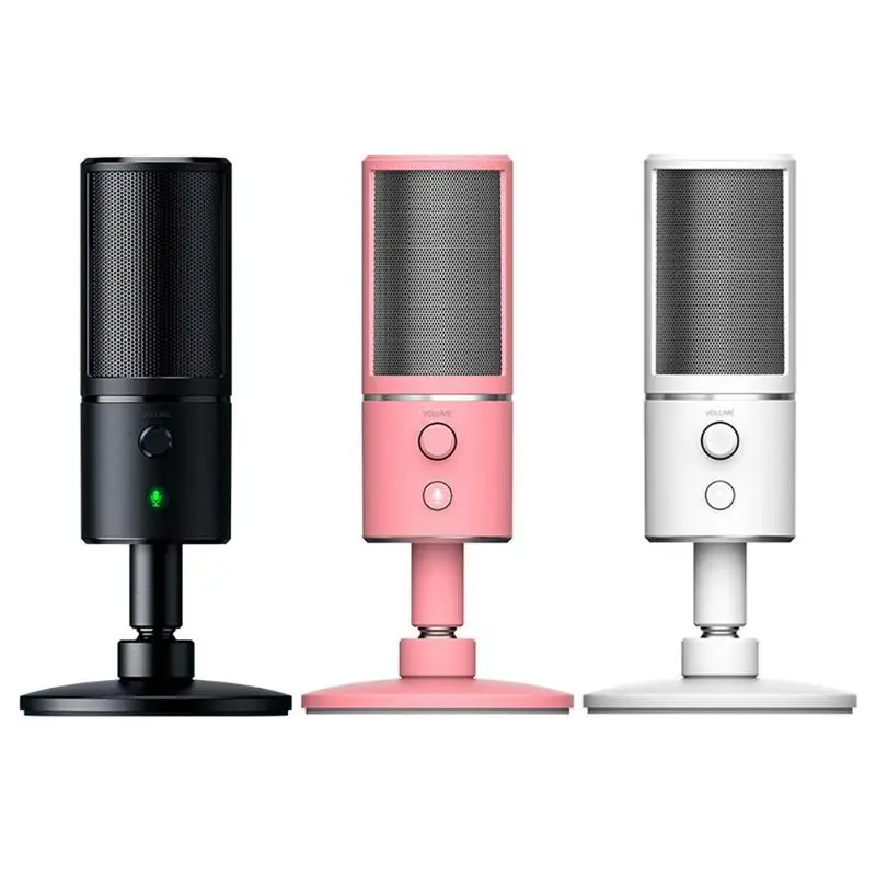 razer Seiren X Pickup 3 цвета микрофон для Live Webcast цифровой конденсаторный голосовой усилитель для настольного компьютера ноутбука