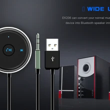 Беспроводной адаптер Bluetooth адаптер автомобильный Bluetooth приемник 4,1 Стерео 3,5 мм AUX Интерфейс автомобильный комплект мобильный аудио приемник