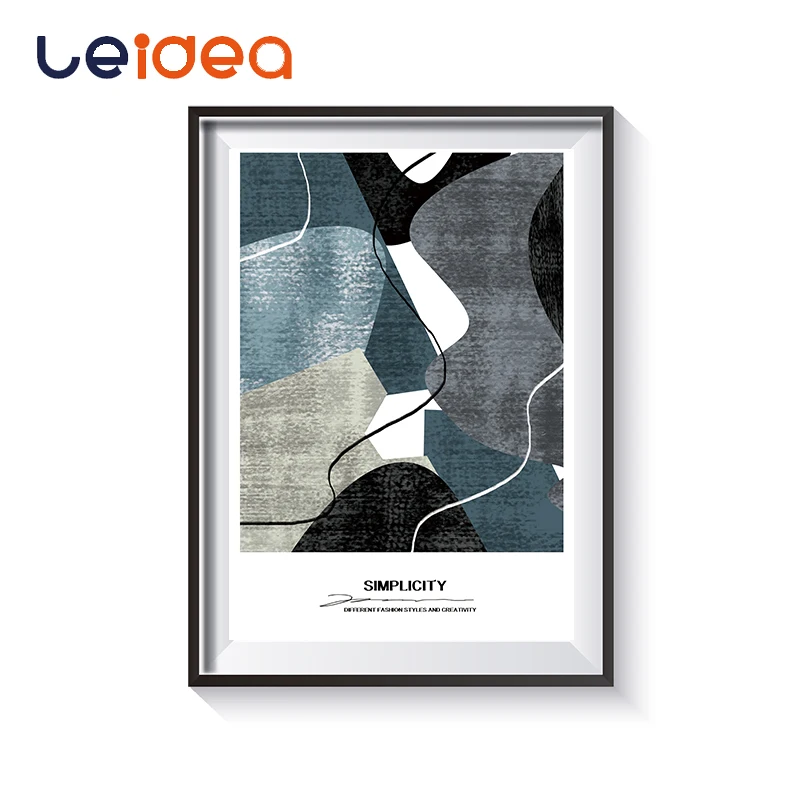 

DIY Coloring By Numbers Nordic Geometry Abstract Series Pictures Paintings By Numbers Colors Drawing Framed For Adults