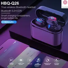 HBQ-Q26 стерео беспроводные Bluetooth наушники TWS 5,0 наушники стерео спортивные водонепроницаемые Bluetooth беспроводные наушники