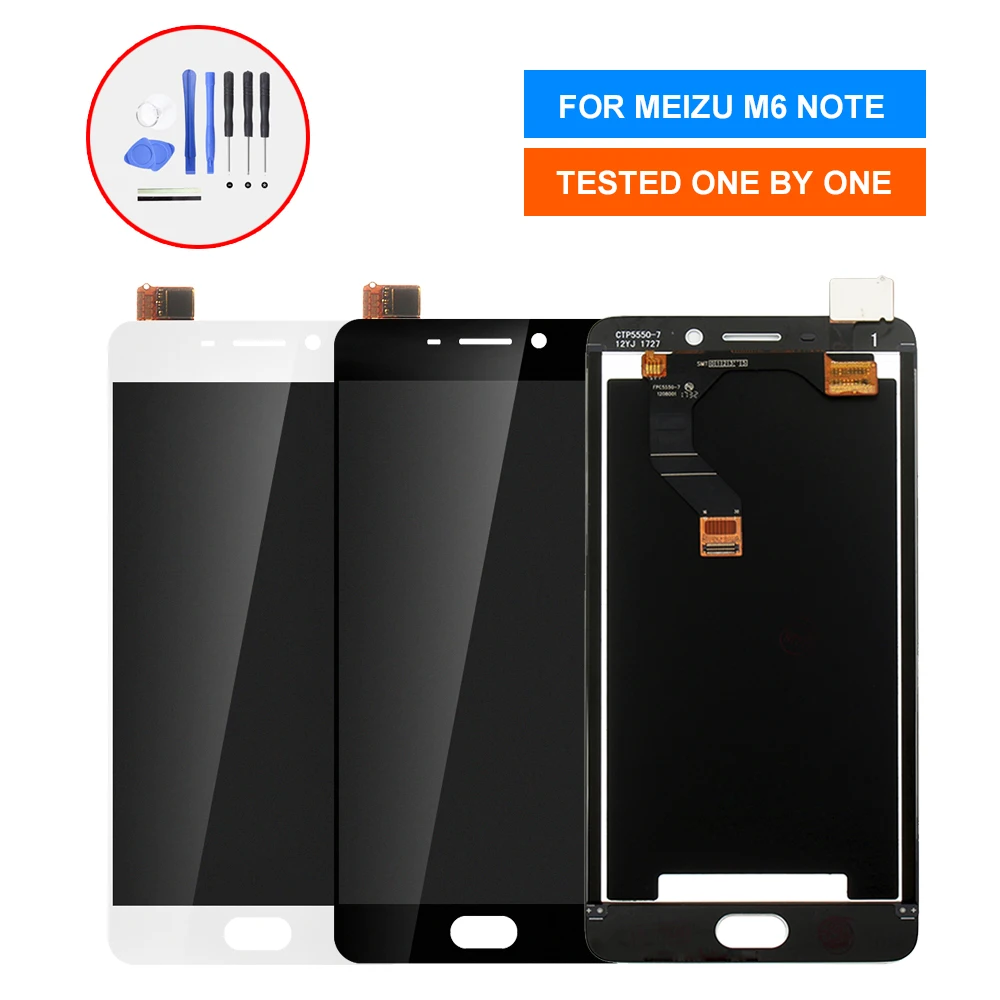 

M6 Note LCD Screen Display +Touch Screen Digitizer Assembly for Meizu M6 Note Replacement 5.5inch Smartphone