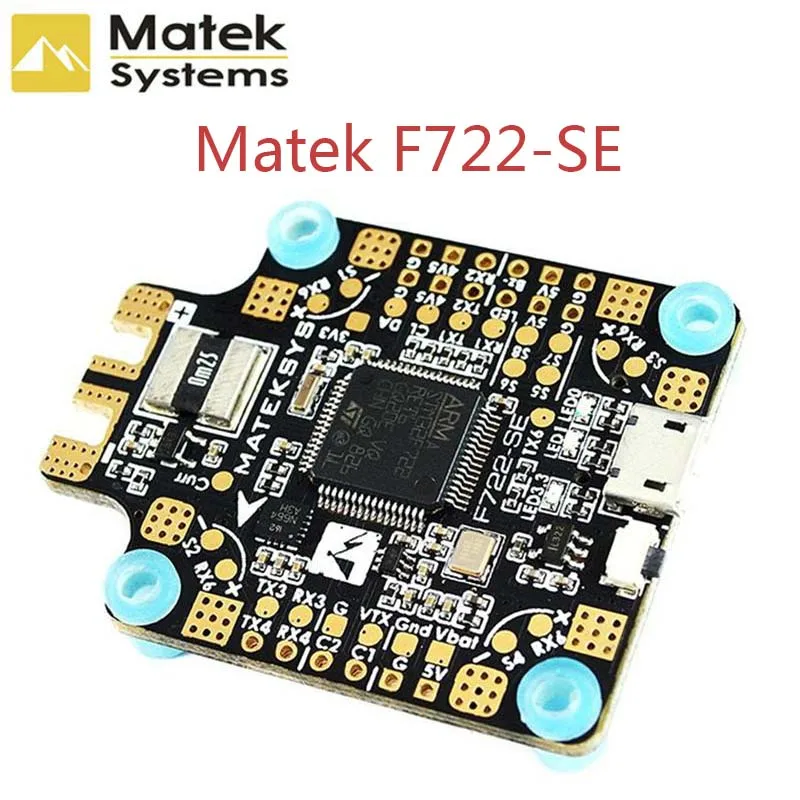 

New Matek System F722-SE F7 Dual Gryo Flight Controller AIO OSD BEC Current Sensor For RC Models Multicopter Drone Part Accs