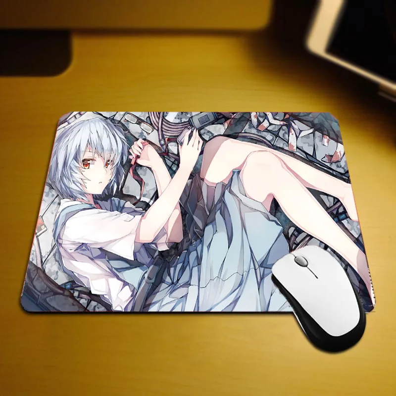 Mairuige NEON GENESIS EVANGELION Anime Mousepad Mini Small Size Unlocked Edge EVA Anime Girls Pc Game Gaming mouse Pads