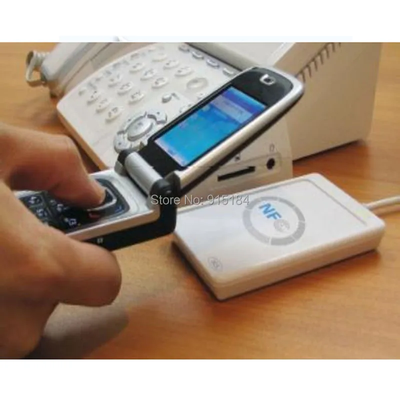 NFC считыватель ACR122u записывающее 13 56 МГц RFID Дубликатор копировальный аппарат + 1