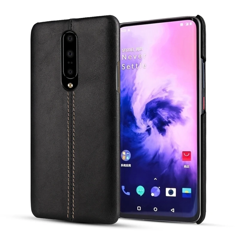 

Original Genuine Leather Slim Case For Oneplus 7 Pro One Plus 7Pro Oneplus7 Pro Phone Luxury Vintage Matte Hard Cover Solque
