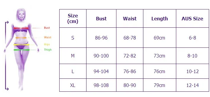 8605 size chart