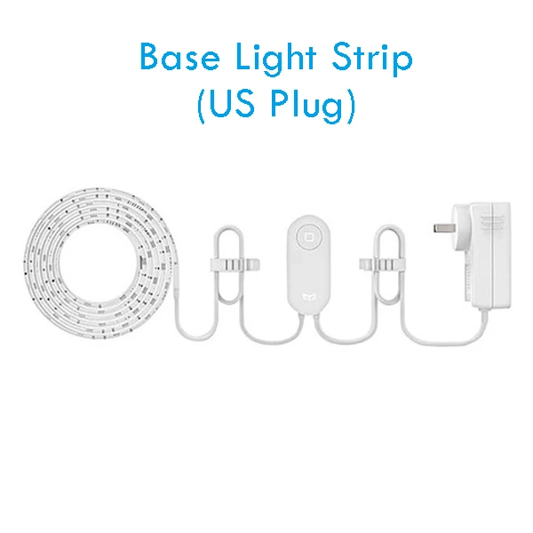 Xiaomi Yee светильник, умный светильник, полоса плюс светодиодный светильник, полоса дистанционного управления, приложение для умного дома, расширяемая поддержка - Цвет: US Base Light Strip