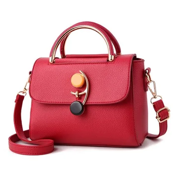 

2019 summer New Flap bag female PU leather handbag soft fashion Lock messenger bag Ladies Luxury shoulder bag