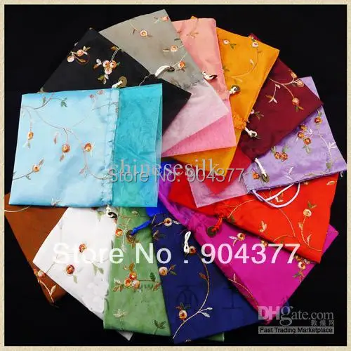 Fruit Embroidered Favor Candy Bags Large Organza H...