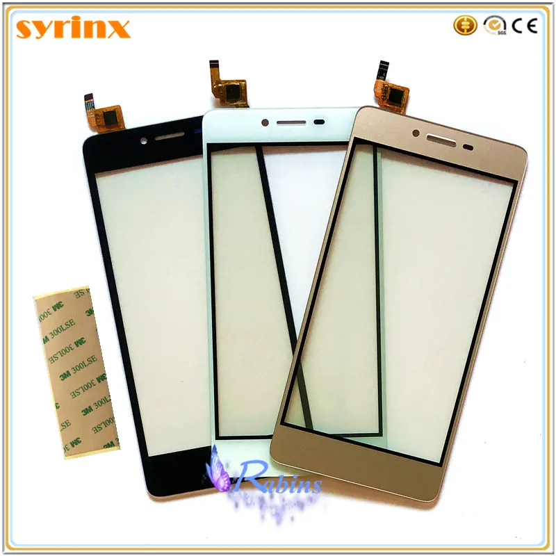 

SYRINX Free Sticker Tape Touch screen Digitizer Sensor Touchscreen For Archos 50 Platinum 4G Touch Panel Front Glass Lens
