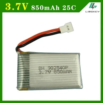 

3.7v 850mAh 25c for Syma X5C lithium polymer battery Flygt special Lipo battery 902540 free shipping