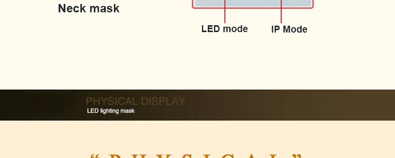 3 цвета, светильник, фотон, Электрический светодиодный, маска для лица и шеи, омоложение кожи, антивозрастной светодиодный, фотодинамическая, красивая маска для лица, шеи, уха